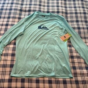 Quiksilver Solid Streak Aqua Shirt